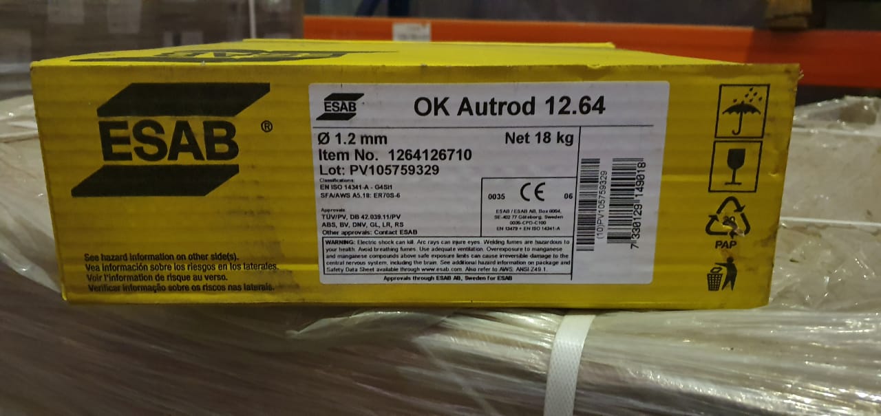 Продам. Проволока сварная омедн нная ESAB OK AUTROD 12.64 D12мм фото 1