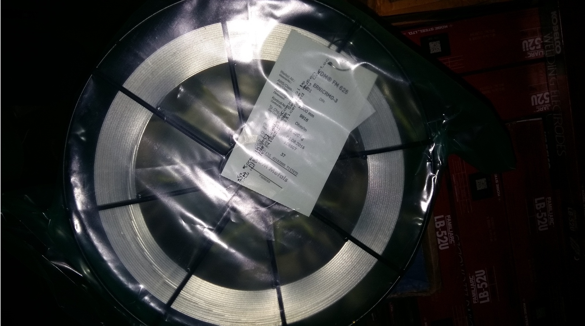 Проволока VDM FM 625 д1.0 NiCrMo 3 фото 1
