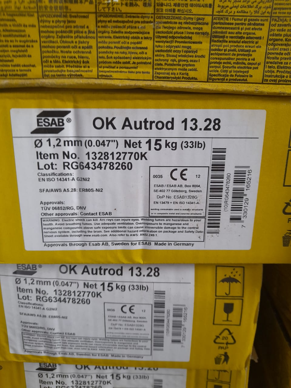 Продам проволоку ESAB ф1,2 фото 1