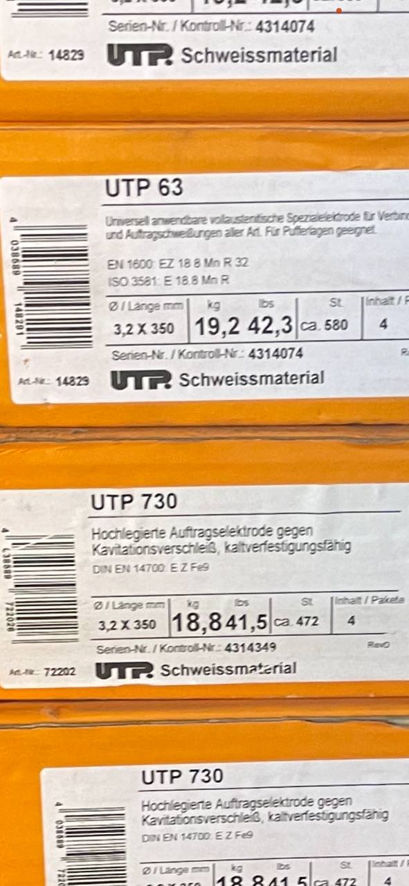 Электрод UTP 730 3.2x350 мм фото 1