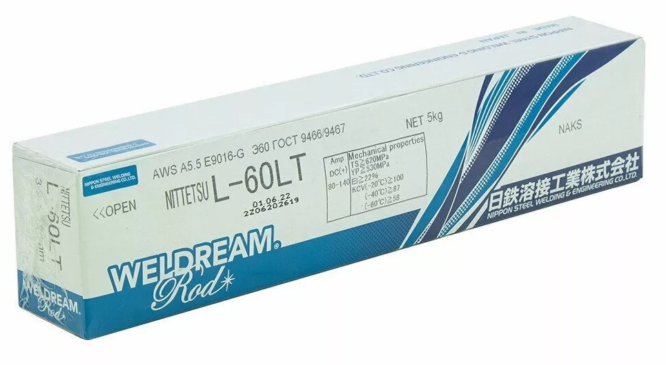Электроды nittetsu L 60LT 4,0 мм фото 1