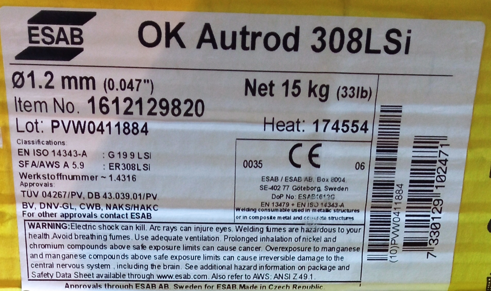 Продам проволоку ок AUTROD 308Lsi фото 1