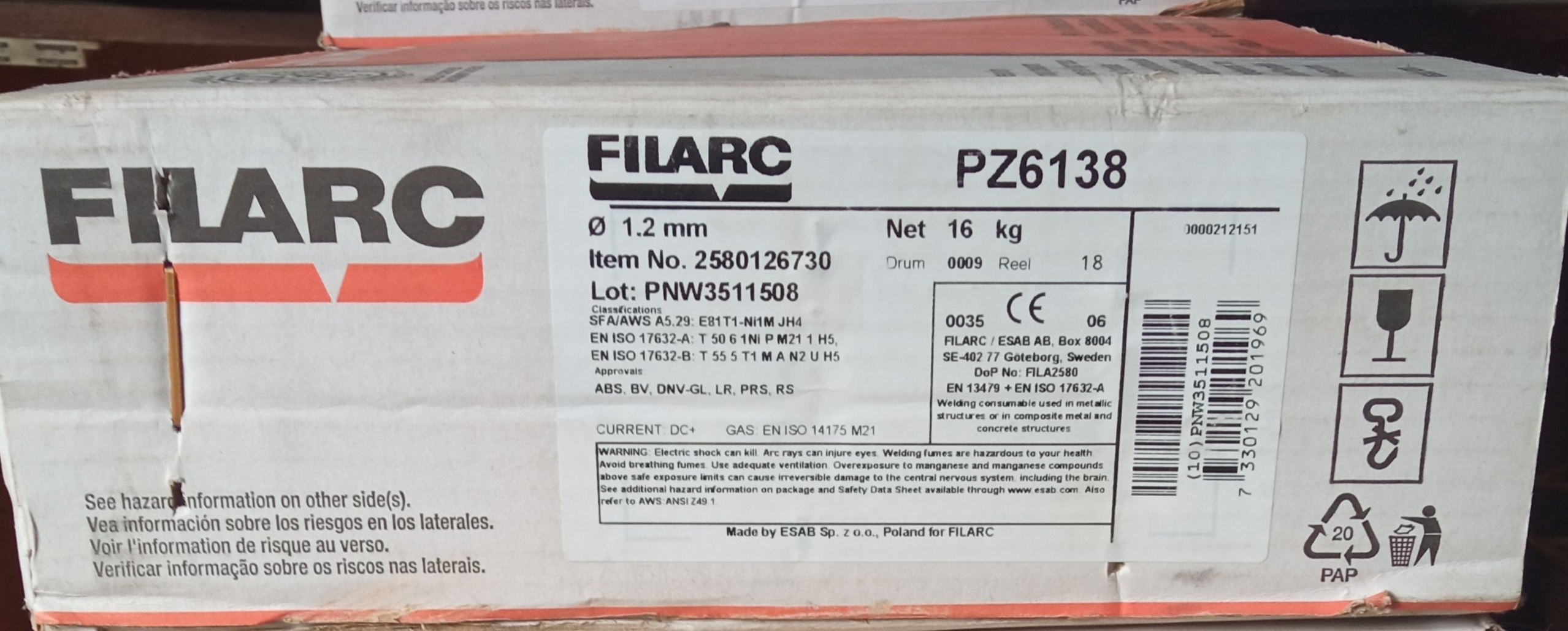 Продам проволоку FILARC PZ 6138 фото 1