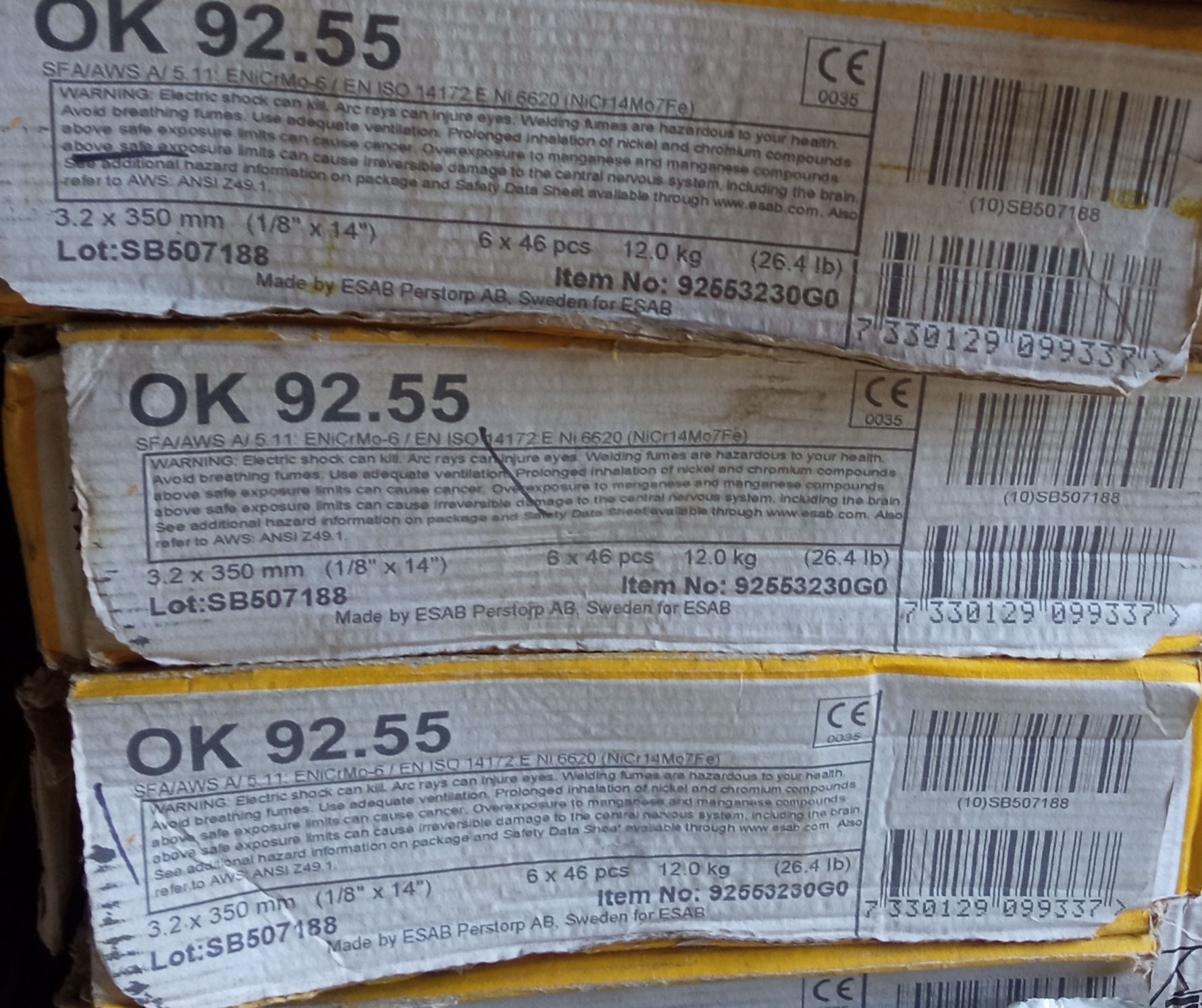 Продам электроды ок 92.55 фото 1